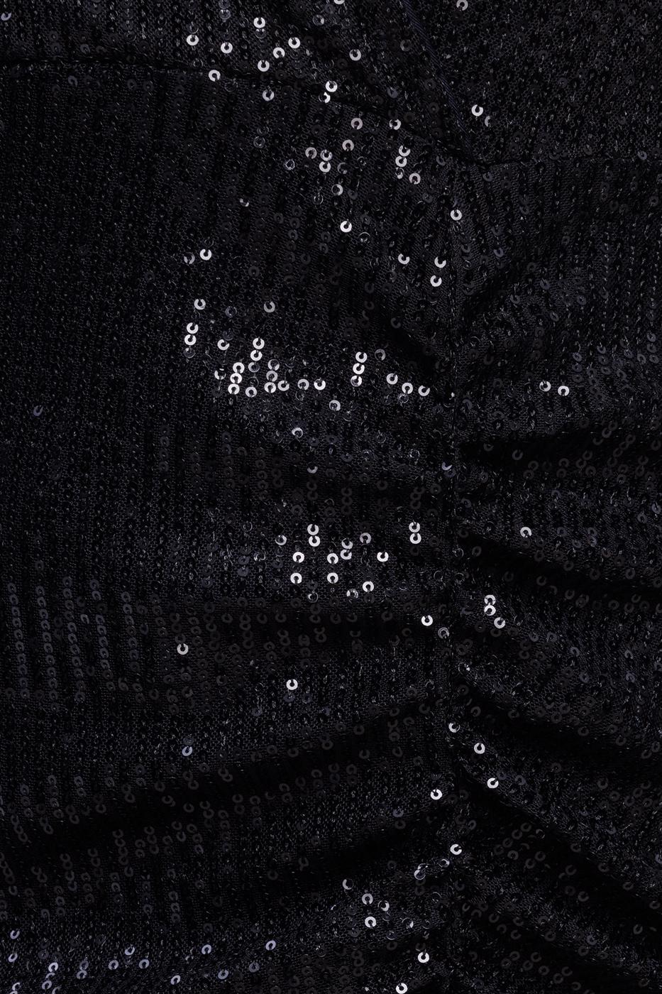 Mini Sequin Dress Black