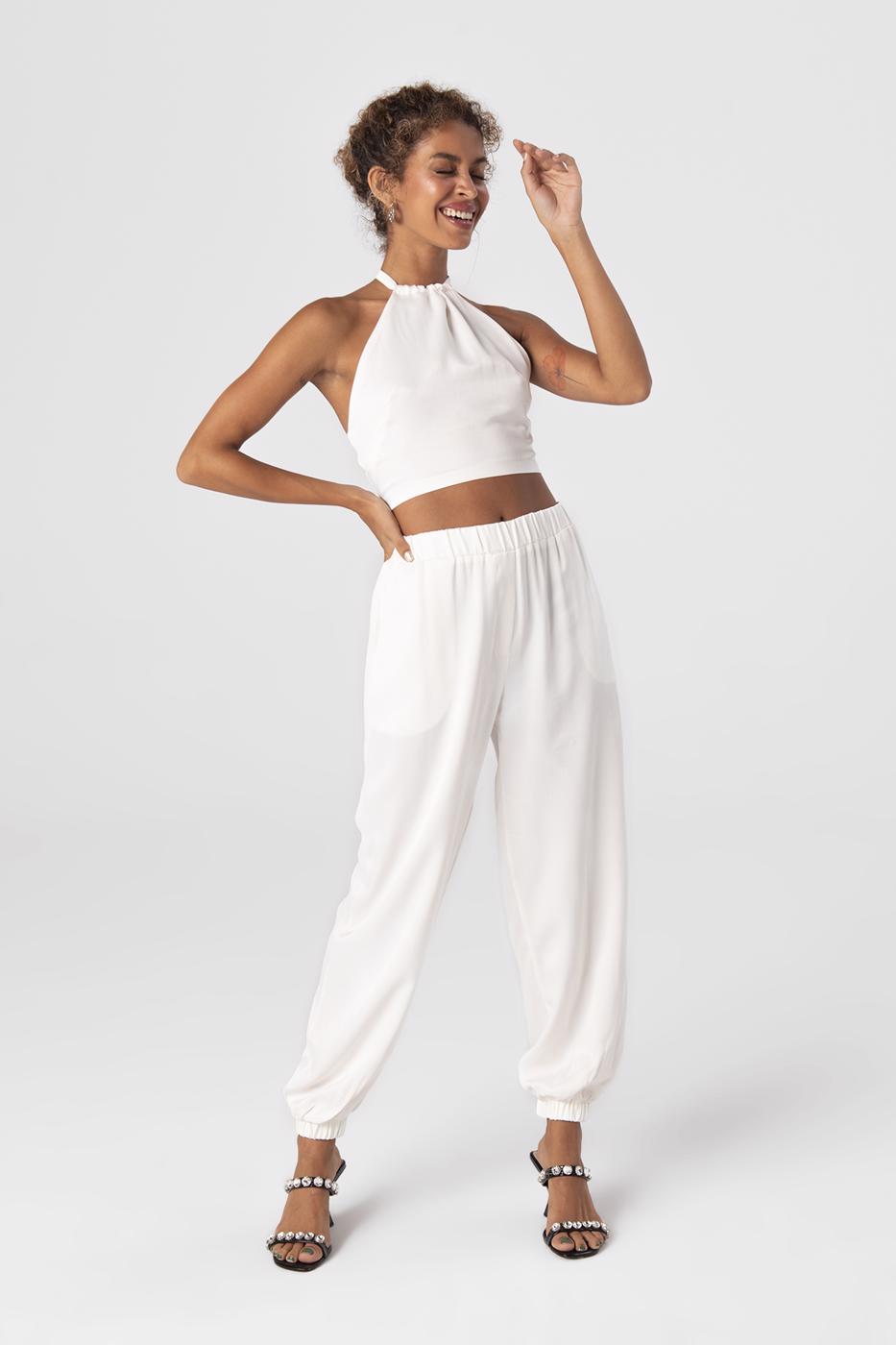 Satin Jogging Pants