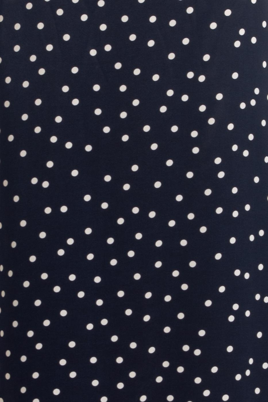 Satin Midi Skirt Navy