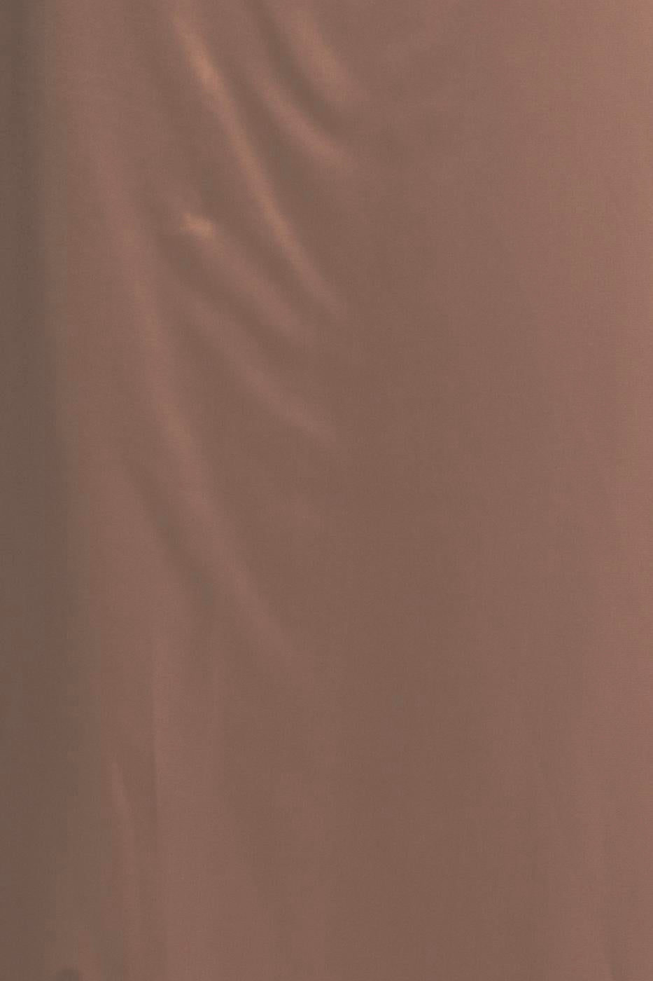 Satin Midi Skirt Mink