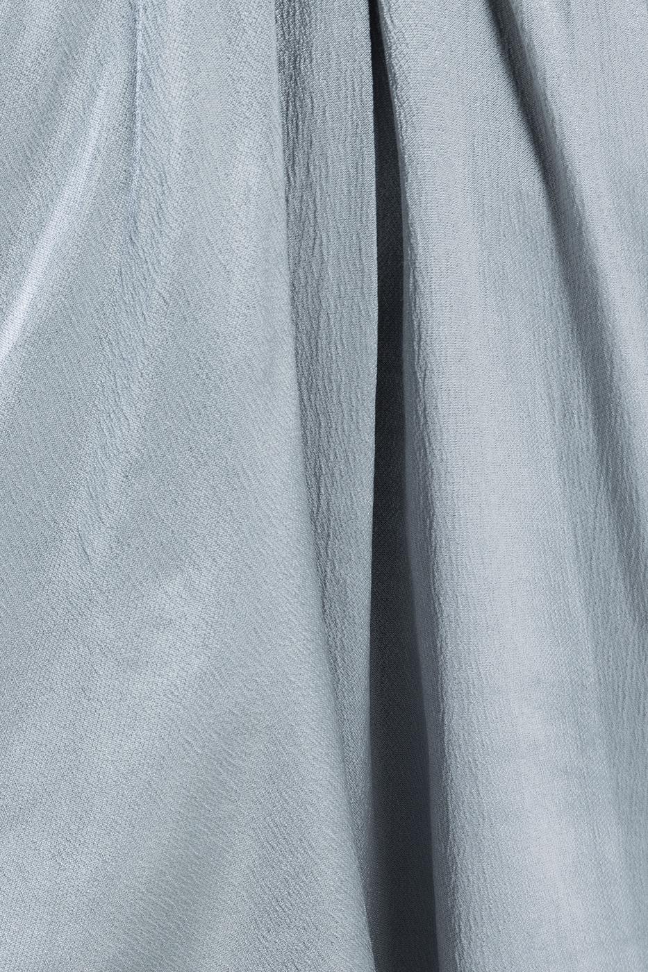 Satin Mini Dress Grey