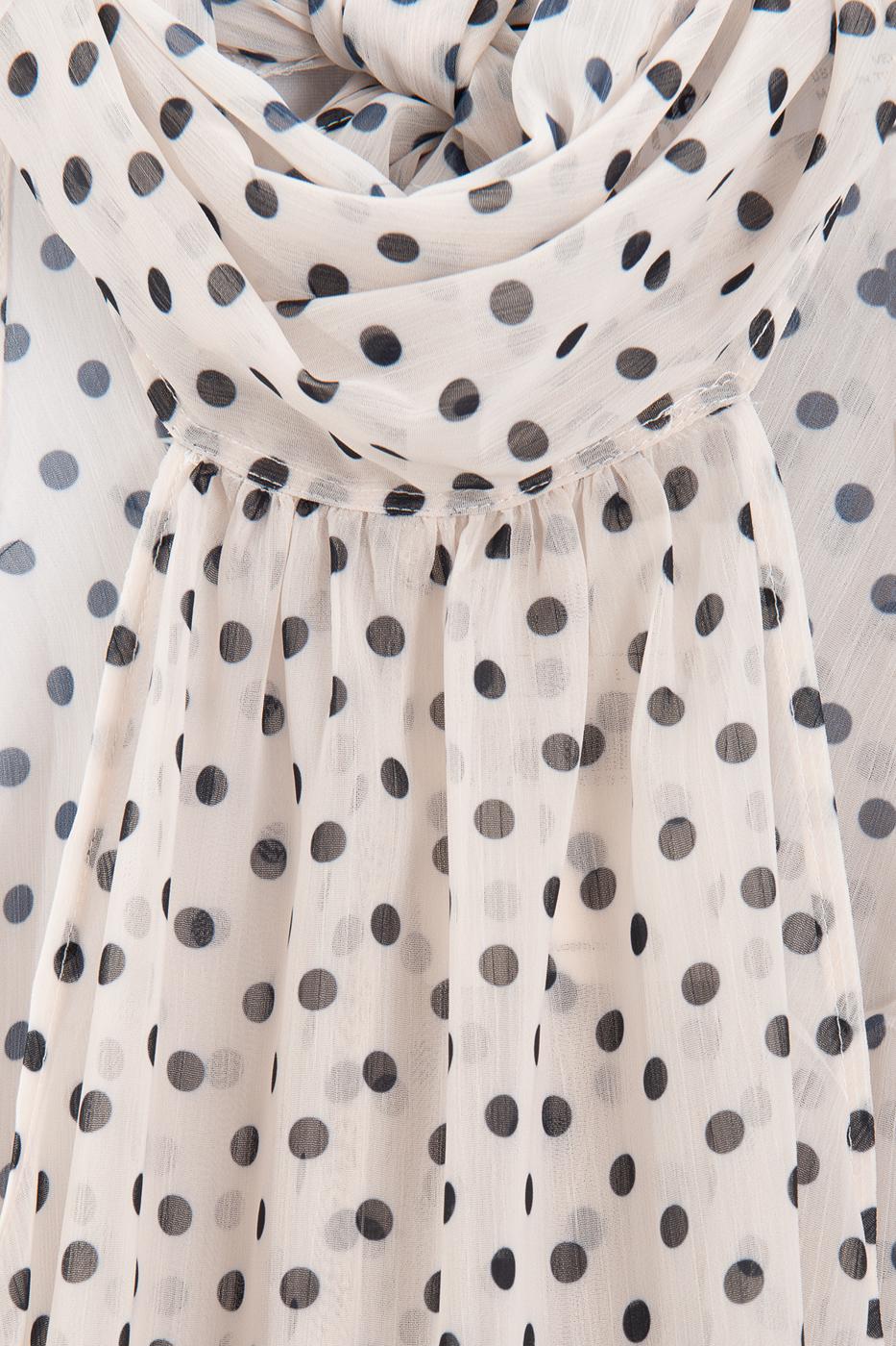 Chiffon Halter Neck Blouse Ecru