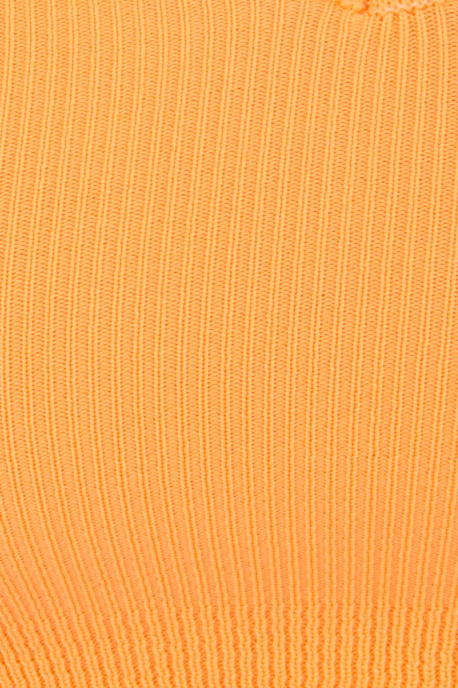 Open Back Knit Cami Top Orange