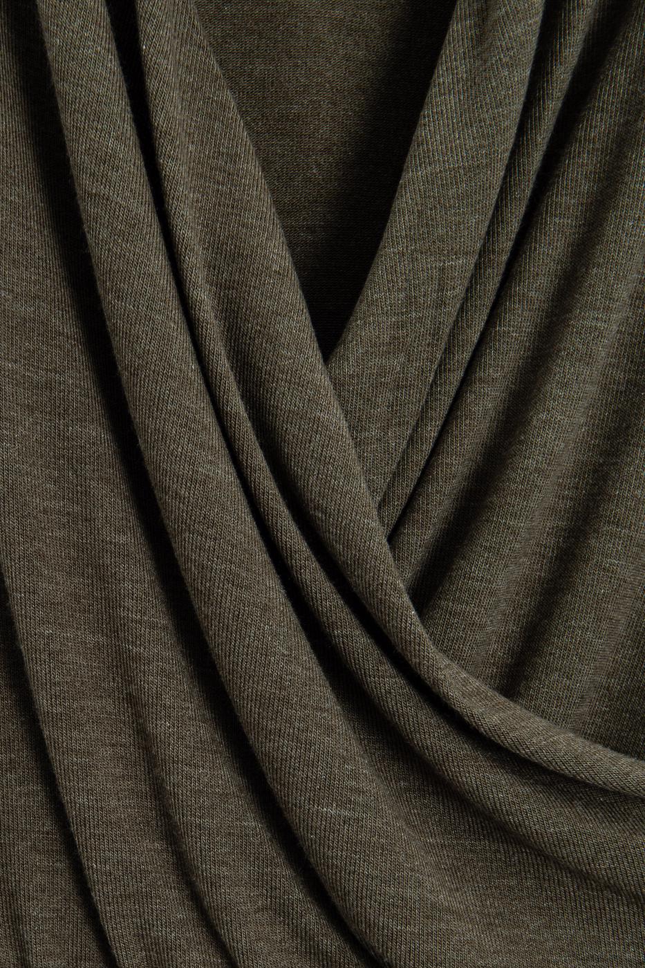 Soft Wrap Bodysuit Khaki