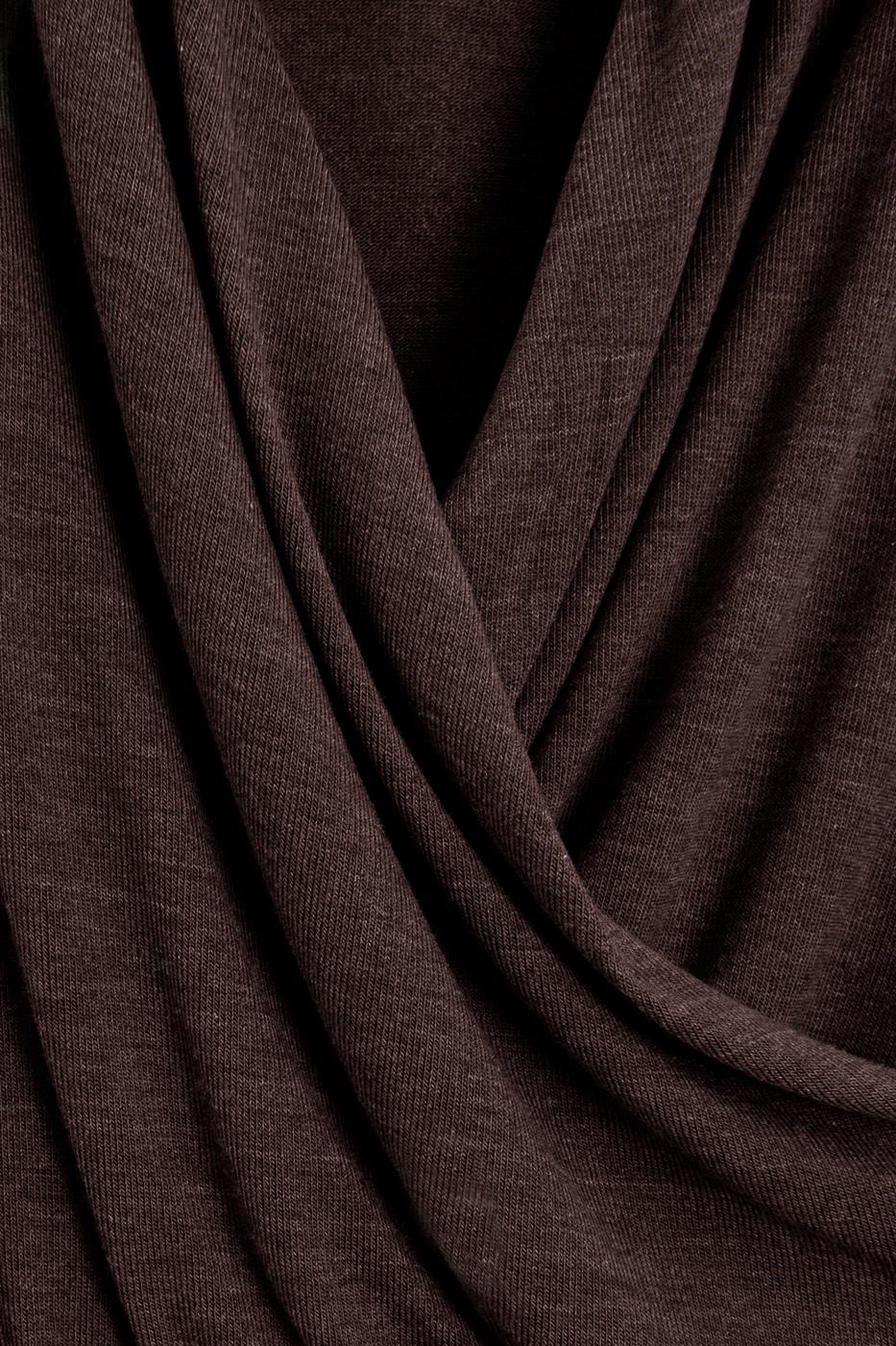 Soft Wrap Bodysuit Brown