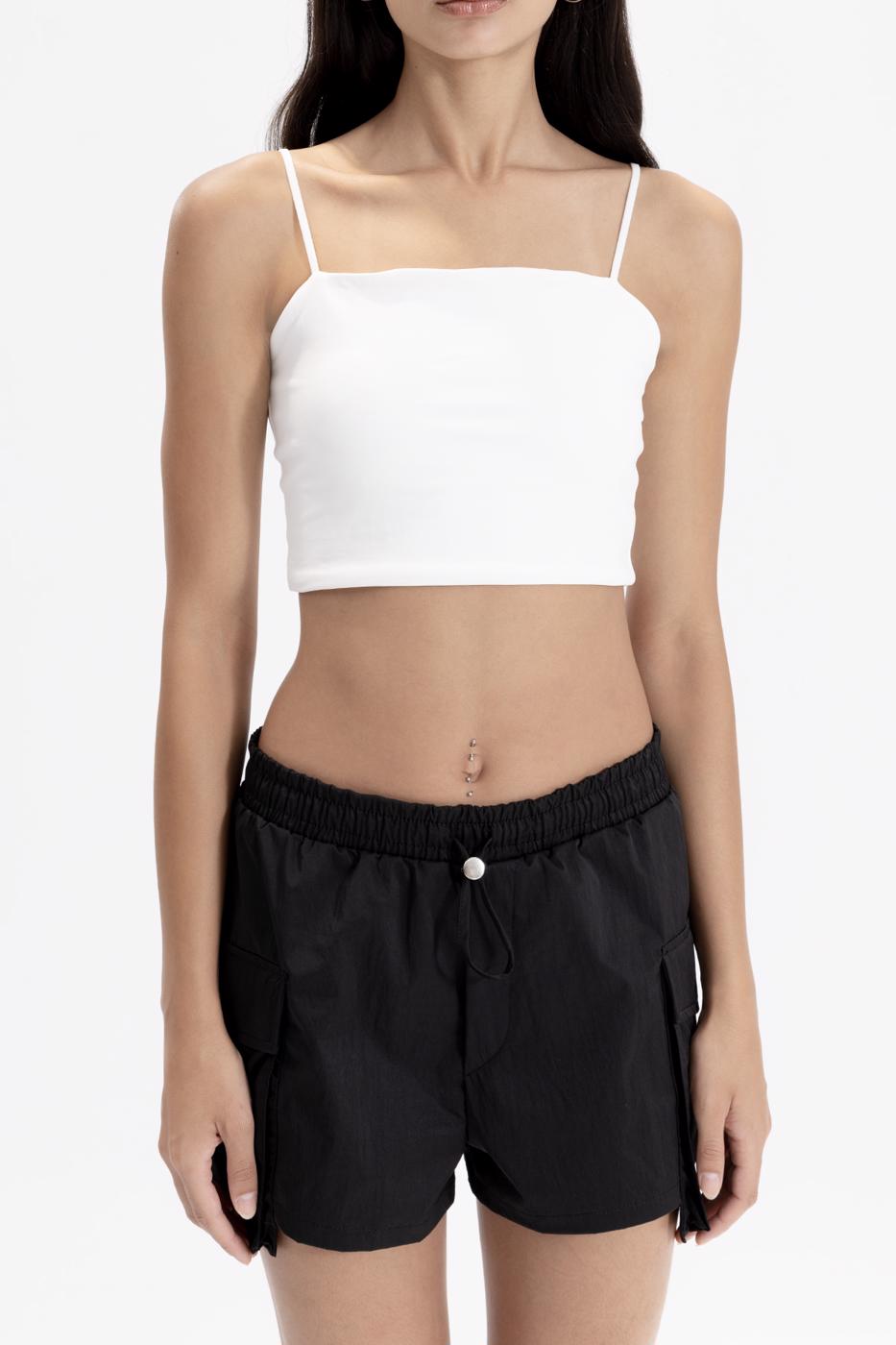 Strapless Strappy Body White
