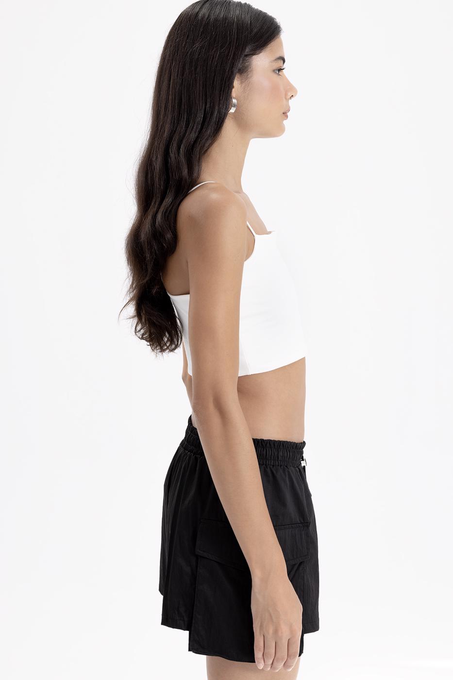 Strapless Strappy Body White