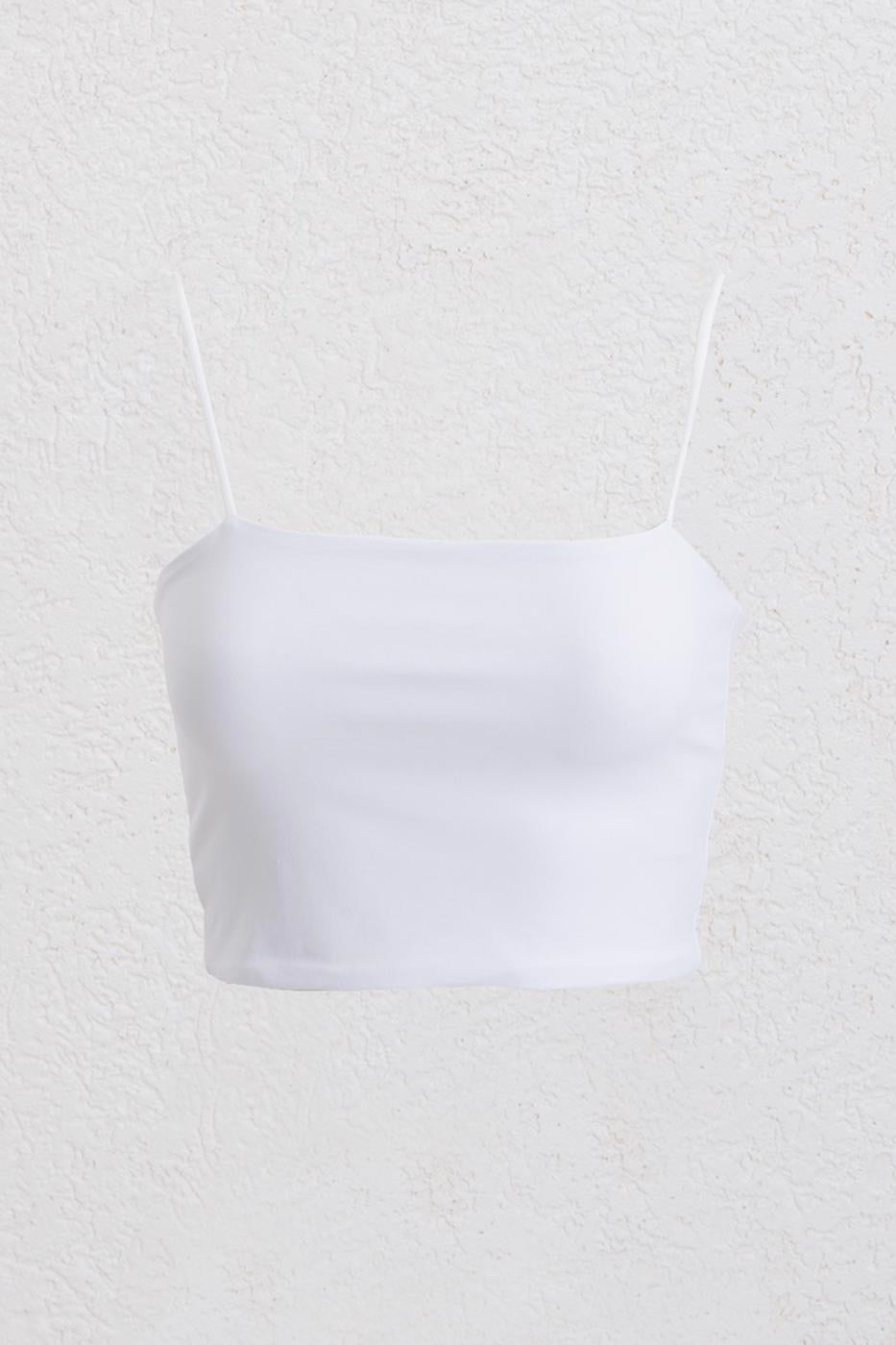 Strapless Strappy Body White