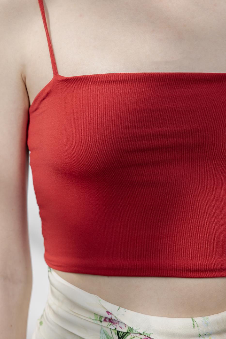 Strapless Strappy Body Burgundy