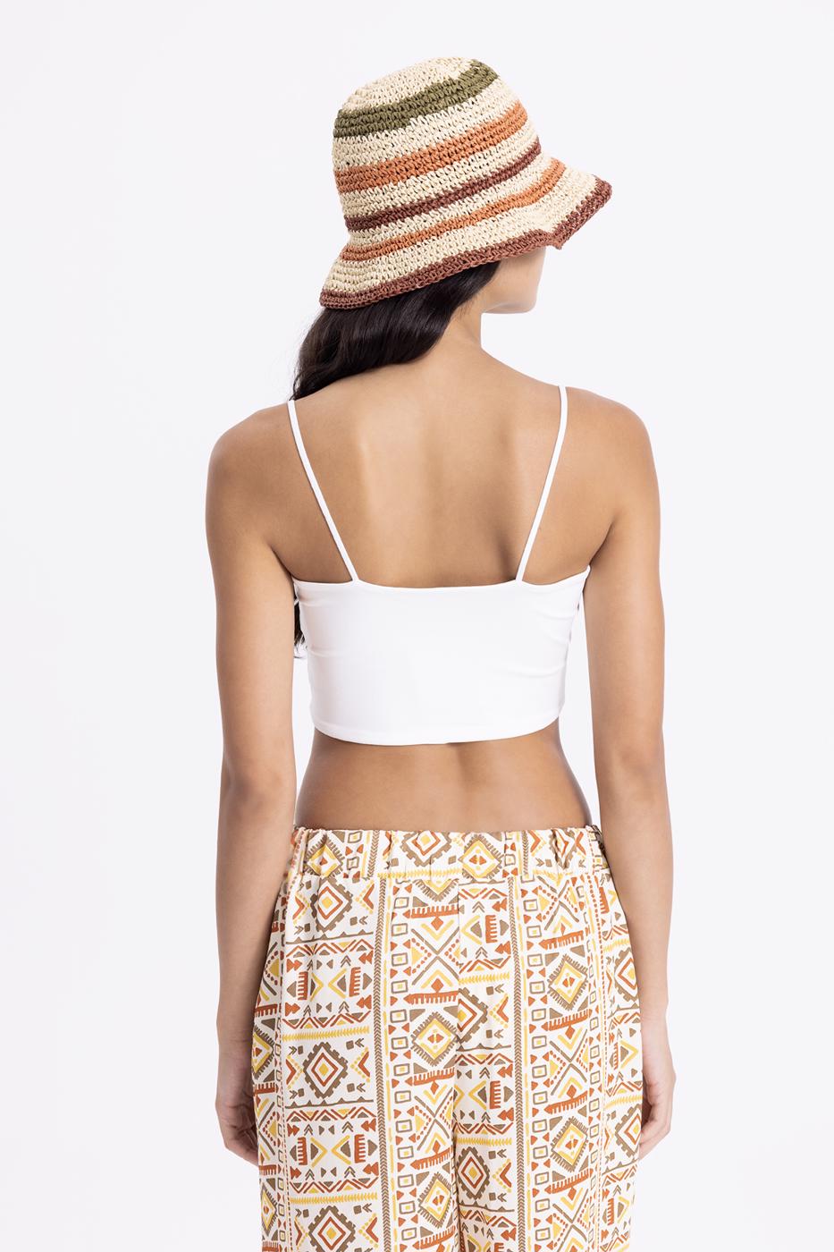 Strapless Strappy Body Ecru