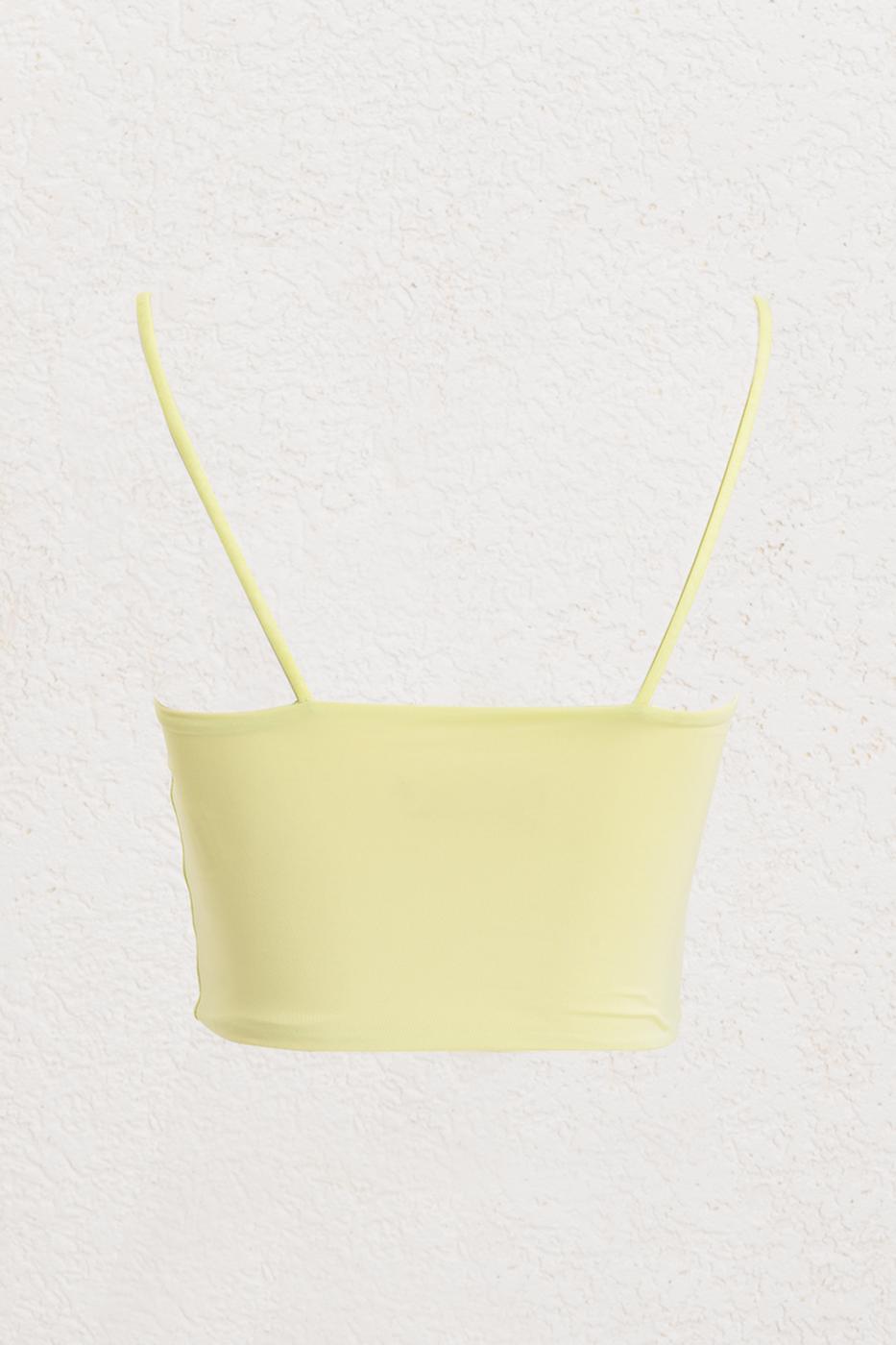 Strapless Strappy Body Fıstık yeşili