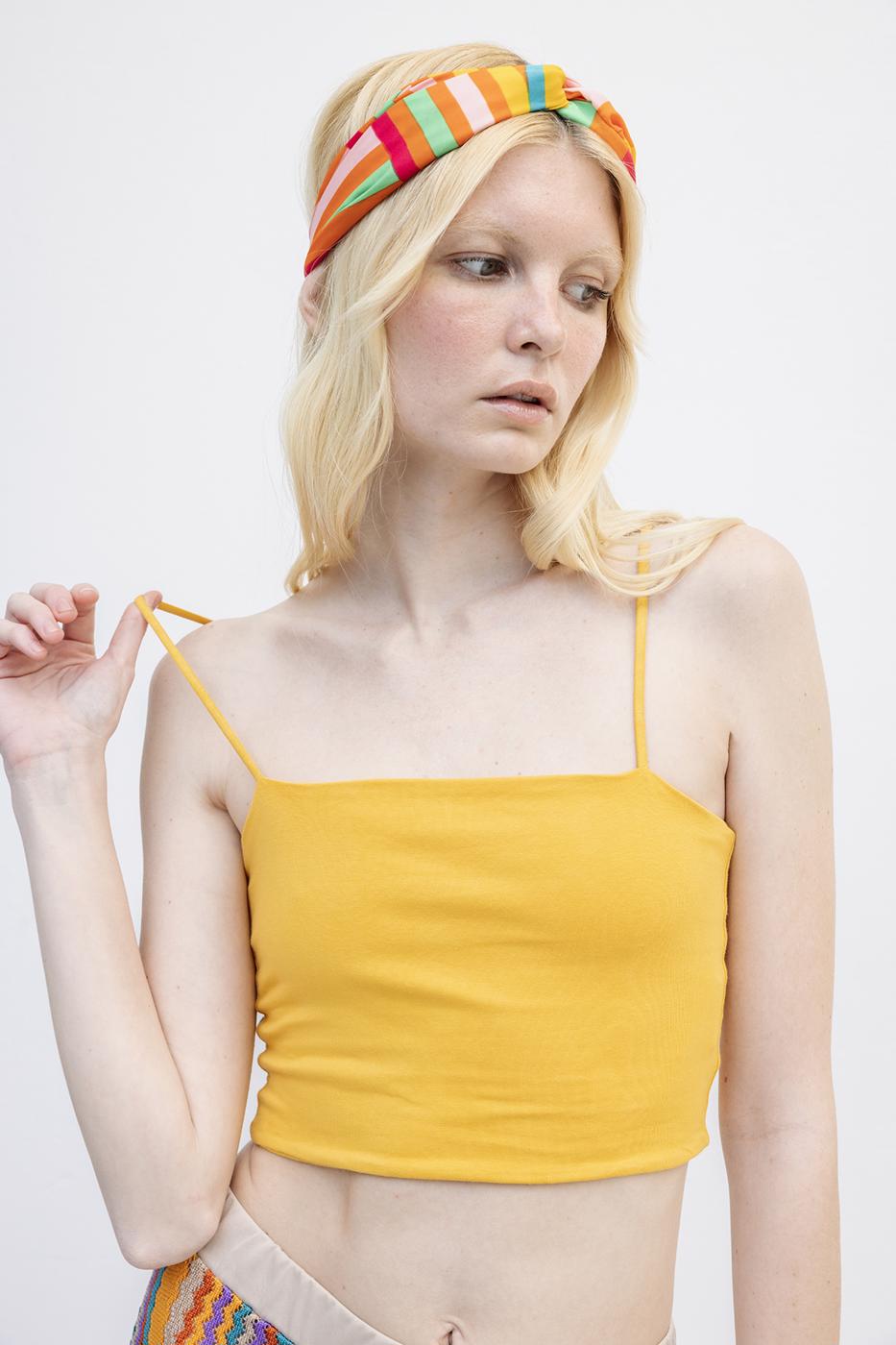 Strapless Strappy Body Orange