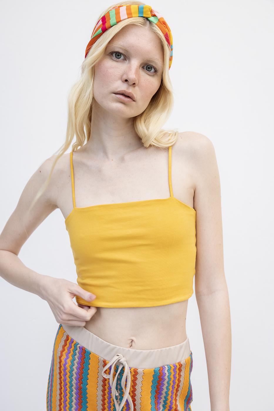 Strapless Strappy Body Orange