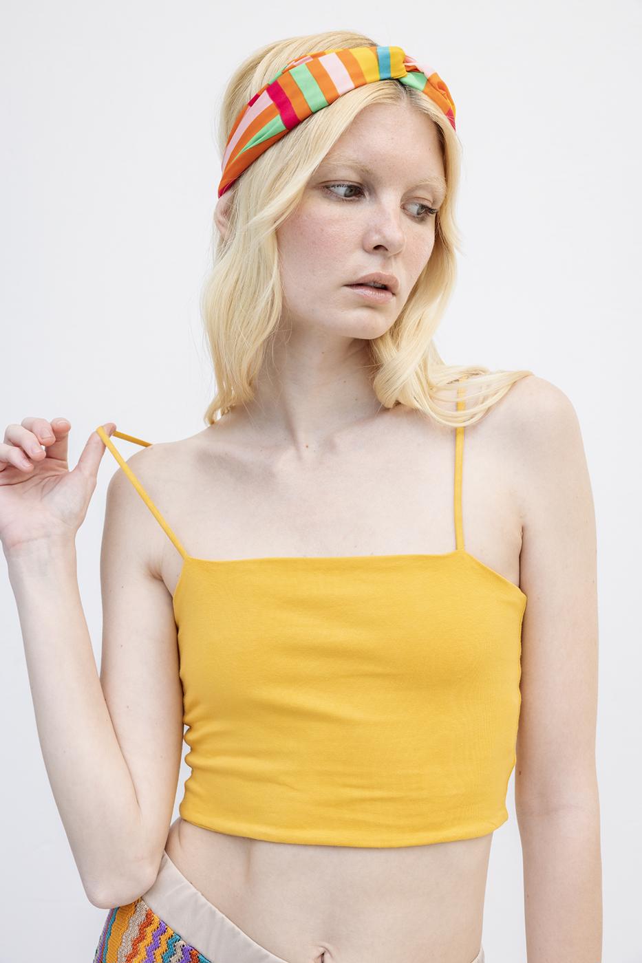 Strapless Strappy Body Orange