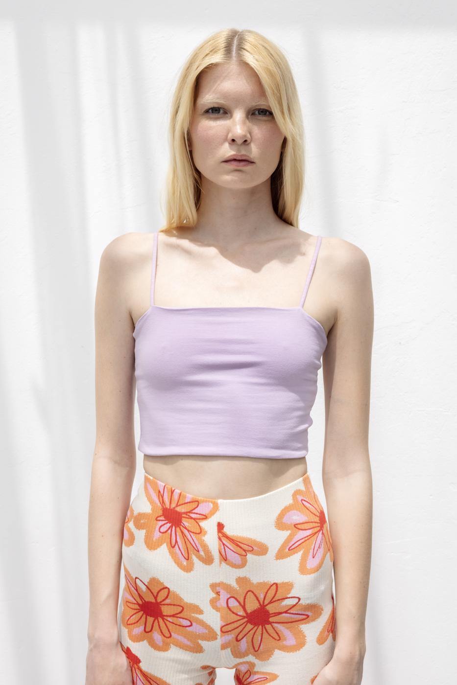 Strapless Strappy Body Lila