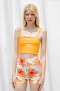 Strapless Strappy Body Yellow