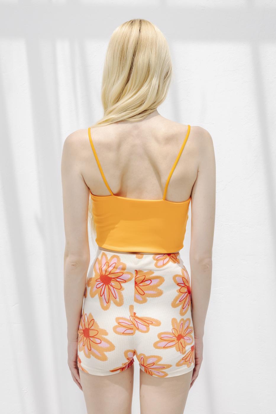 Strapless Strappy Body Yellow