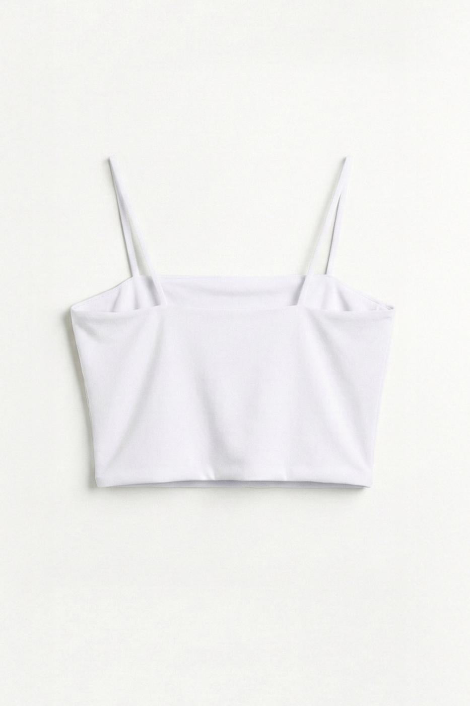 Strapless Bodysuit White