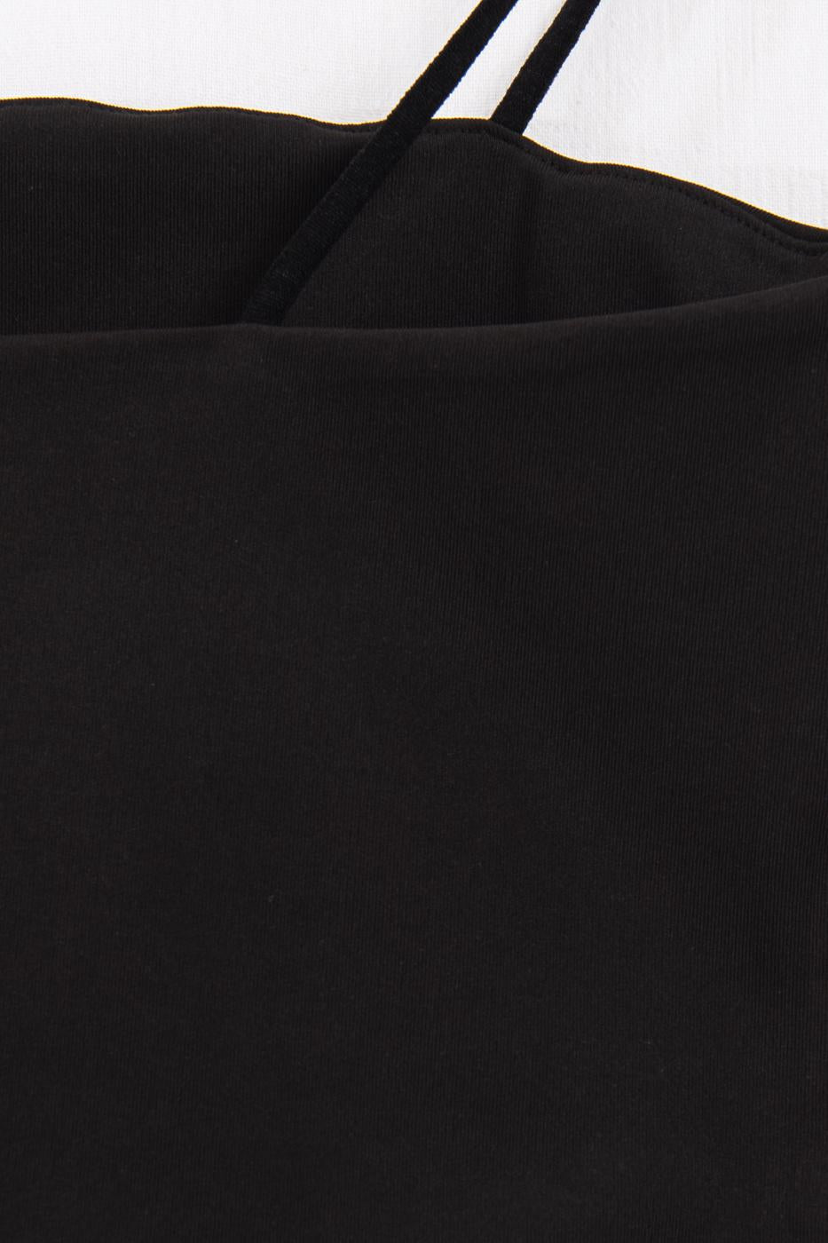 Strapless Bodysuit Black