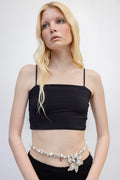 Strapless Bodysuit Black