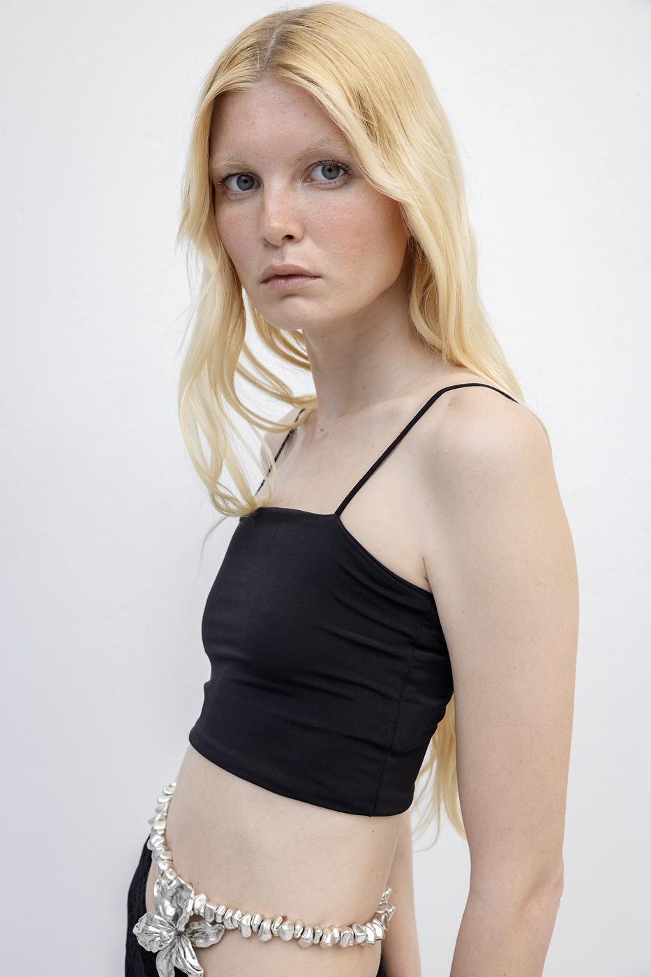 Strapless Bodysuit Black