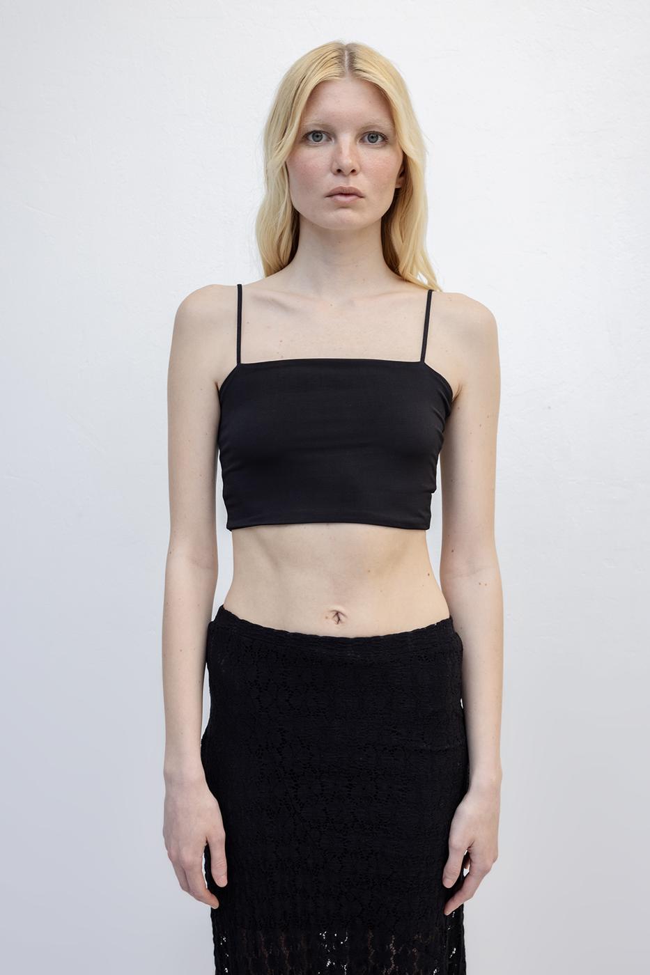 Strapless Bodysuit Black