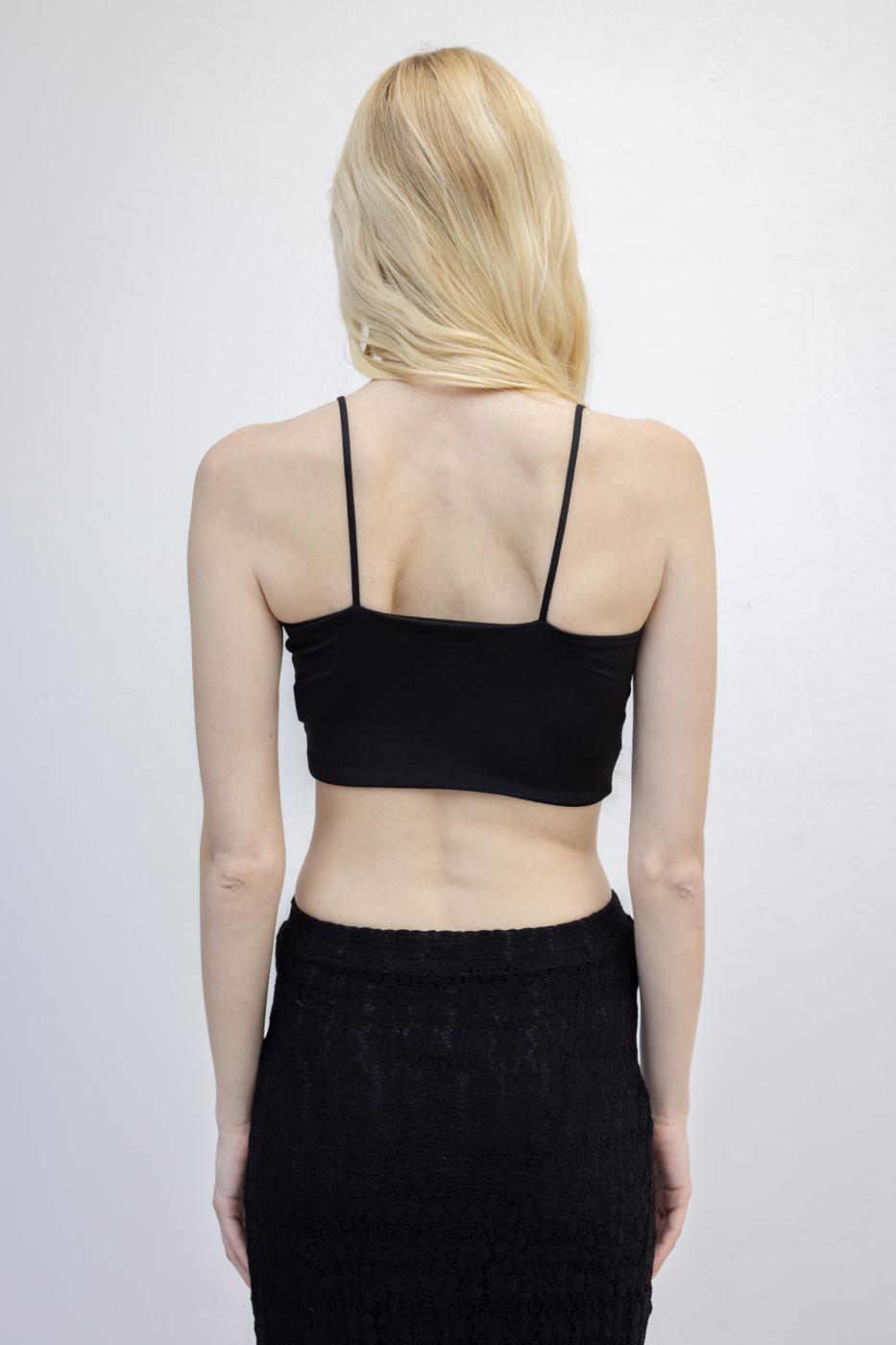 Strapless Bodysuit Black