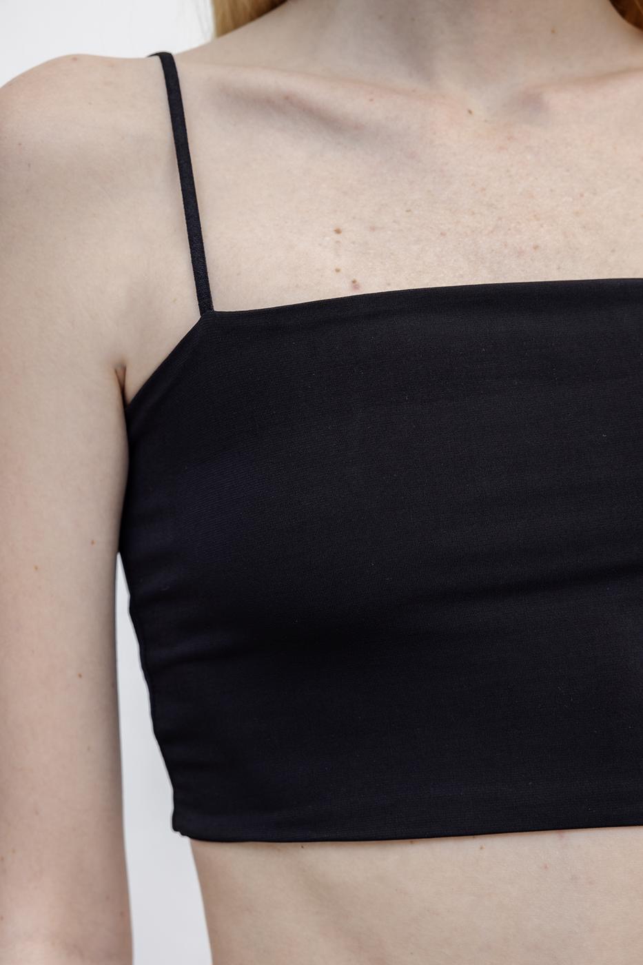 Strapless Bodysuit Black