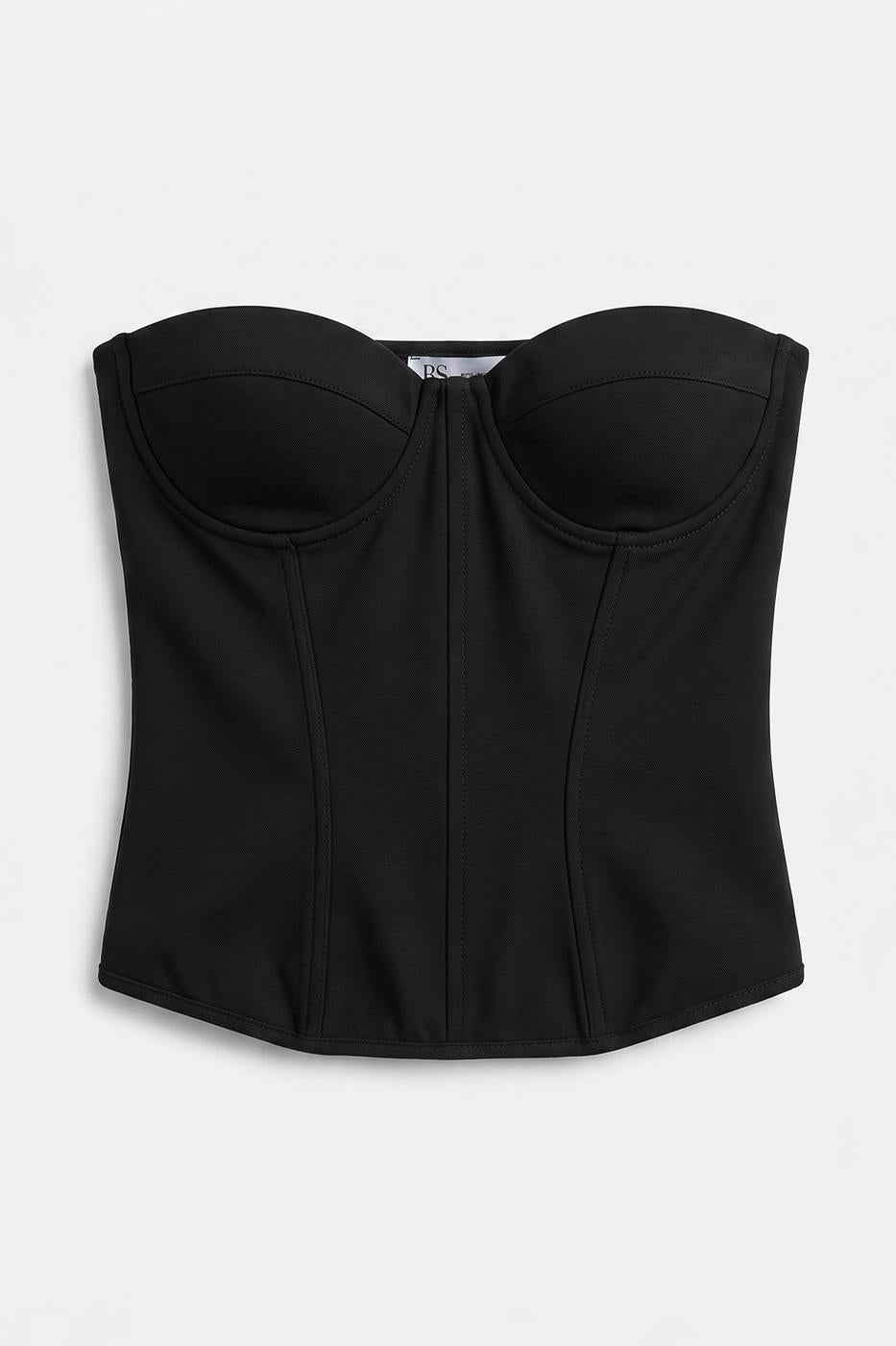 Strapless Underwired Top Black