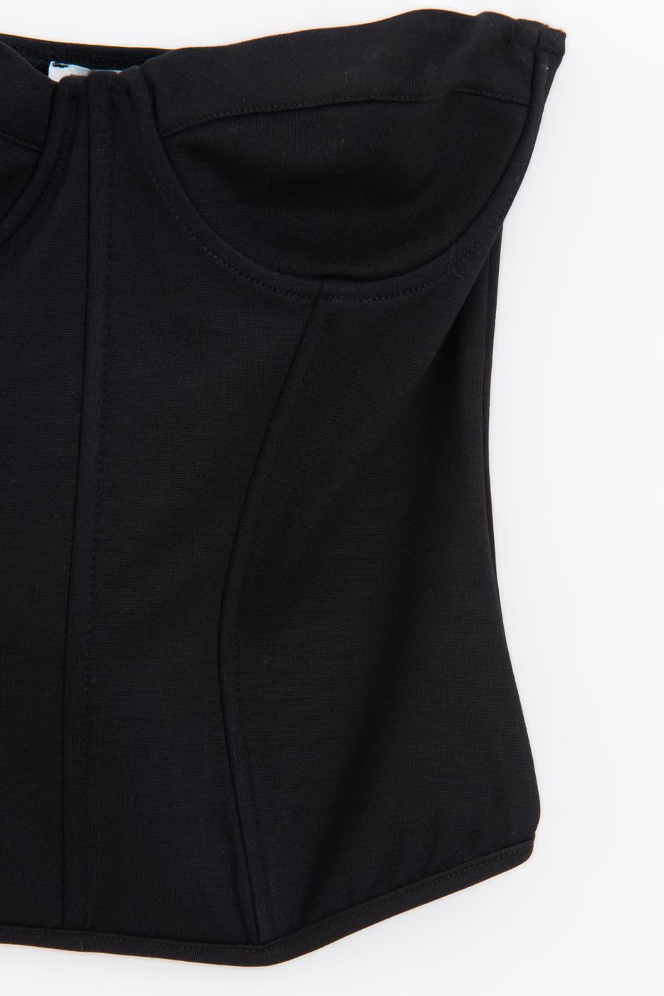 Strapless Underwired Top Black