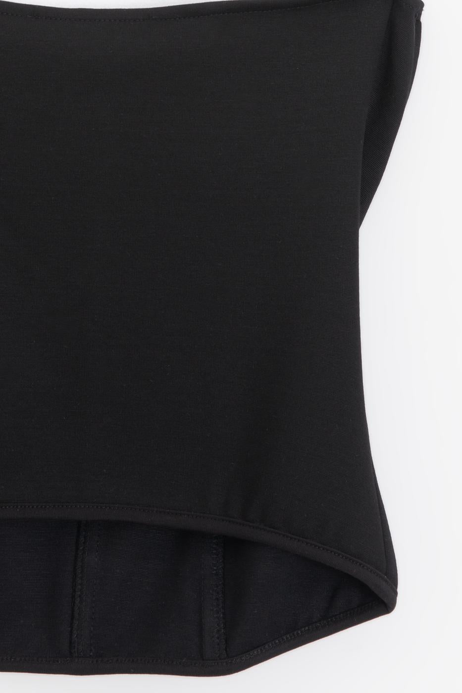 Strapless Underwired Top Black
