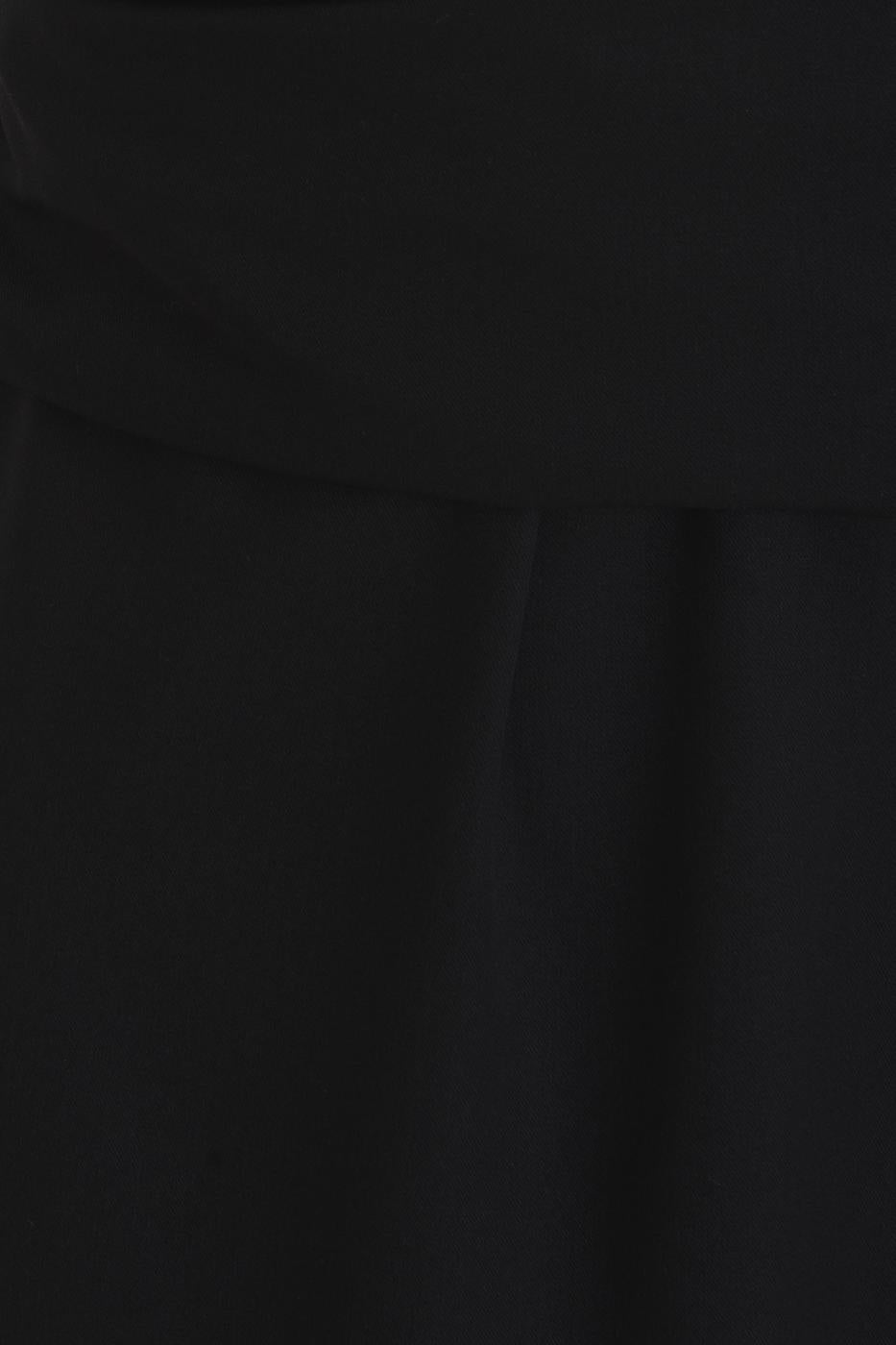 Strapless Midi Dress Black