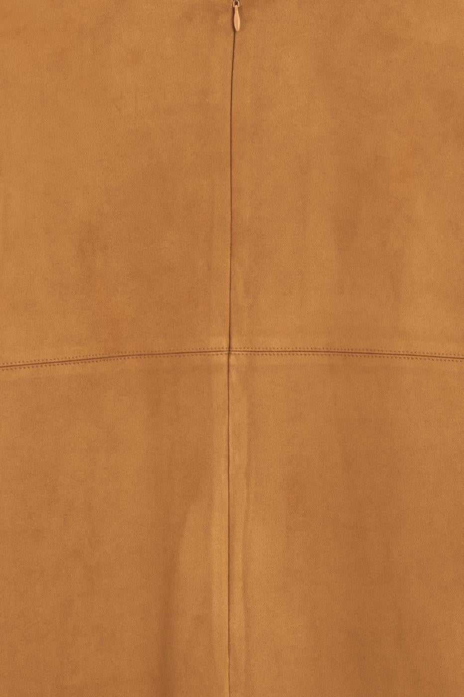 Suede-Look Mini Vest Dress Mıxed