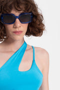 One shoulder strapped crop top
