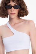 One shoulder bustier