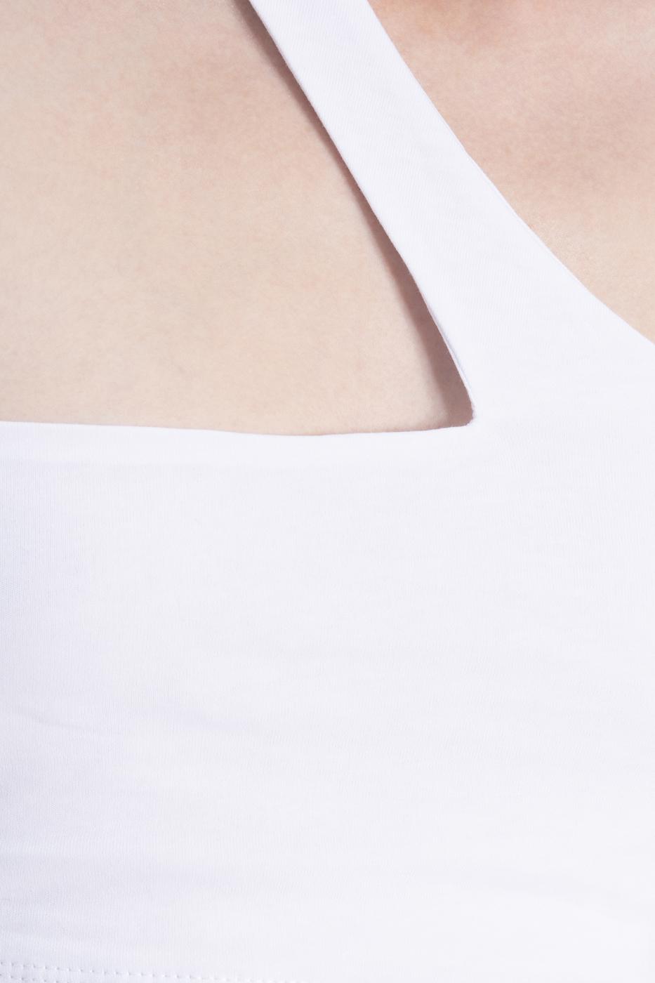 One shoulder bustier
