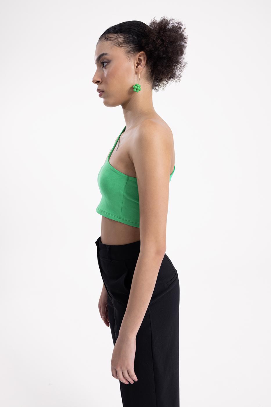 One shoulder bustier