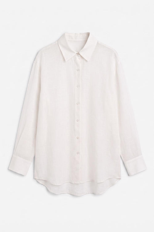 Tencel Oversize Shirt Ecru