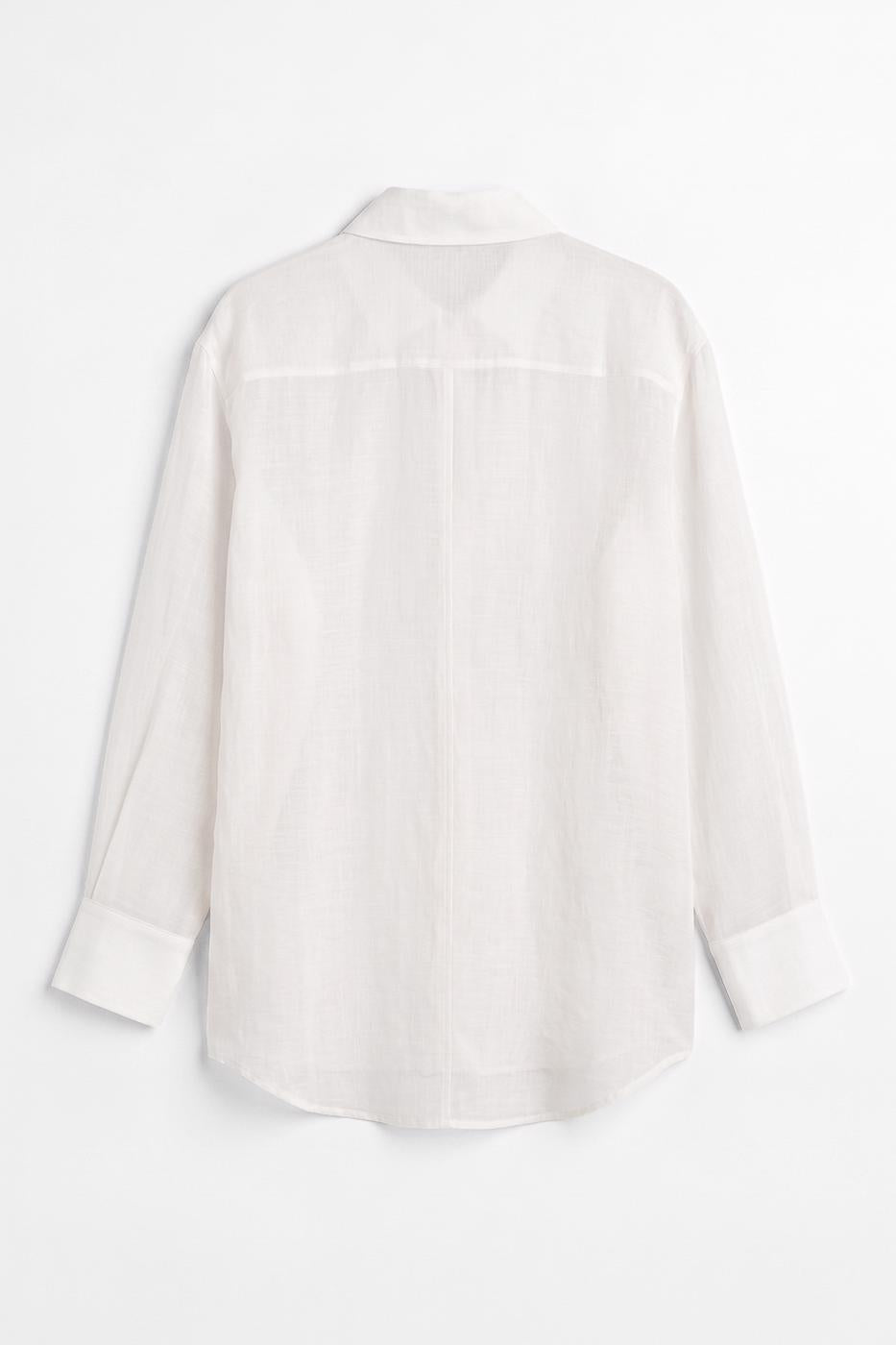 Tencel Oversize Shirt Ecru