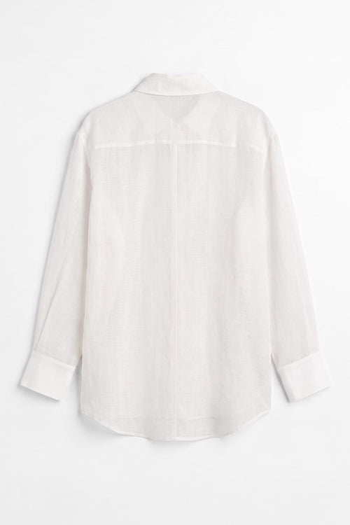 Tencel Oversize Shirt Ecru