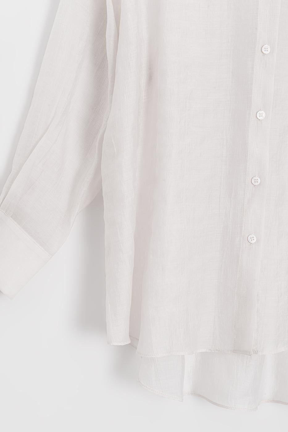 Tencel Oversize Shirt Ecru