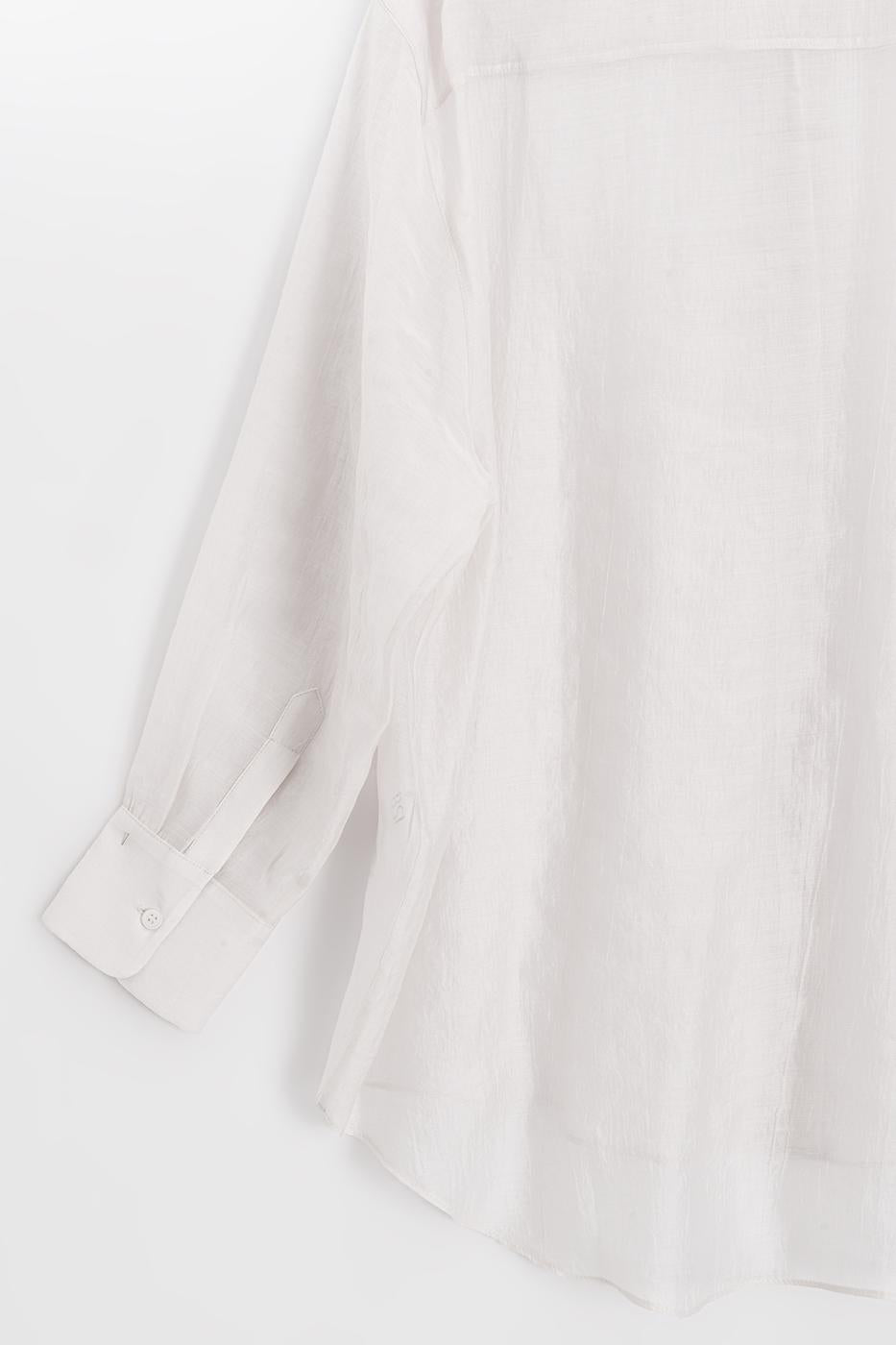 Tencel Oversize Shirt Ecru