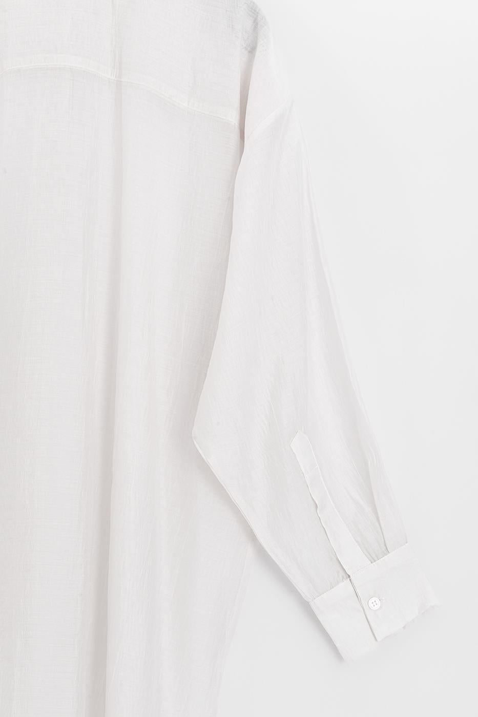 Tencel Oversize Shirt Ecru
