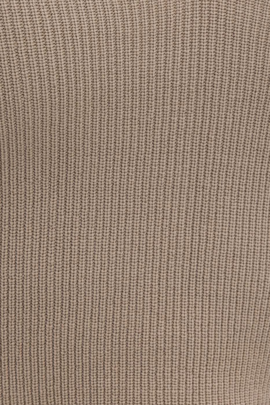 Knit Carmen Neck Crop Top