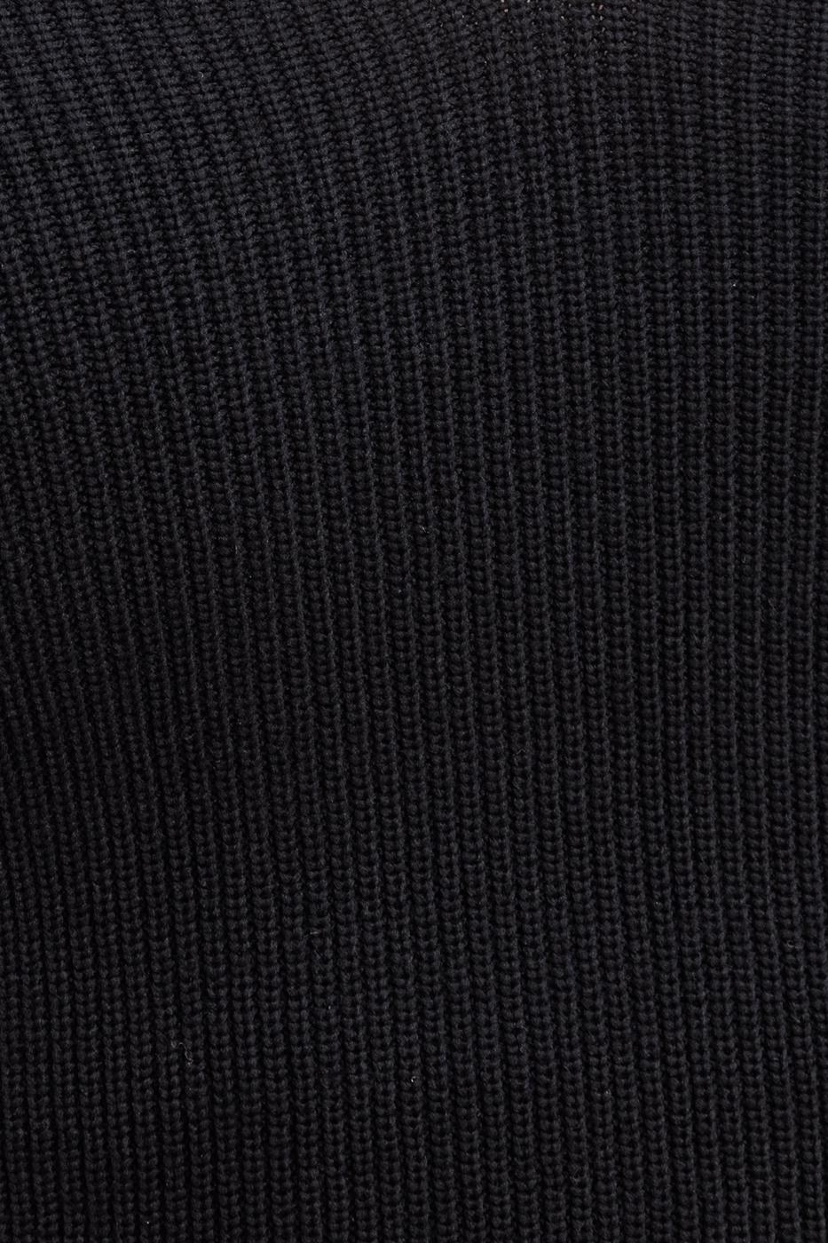 Knit Carmen Neck Crop Top