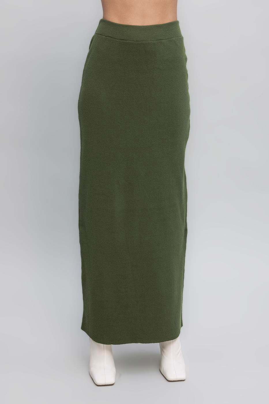 Maxi Knit Pencil Skirt