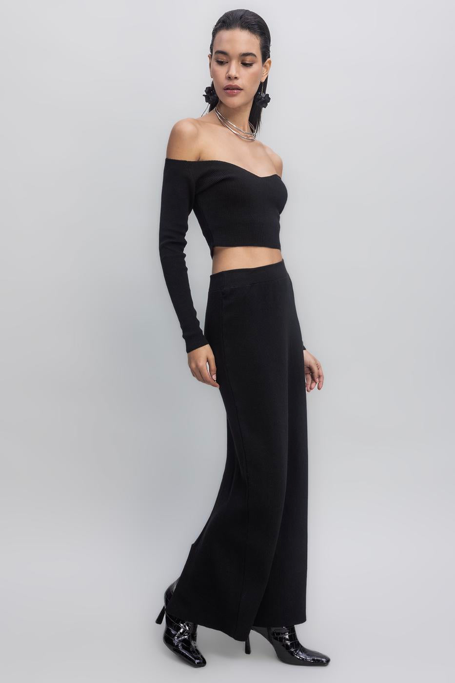 Maxi Knit Pencil Skirt