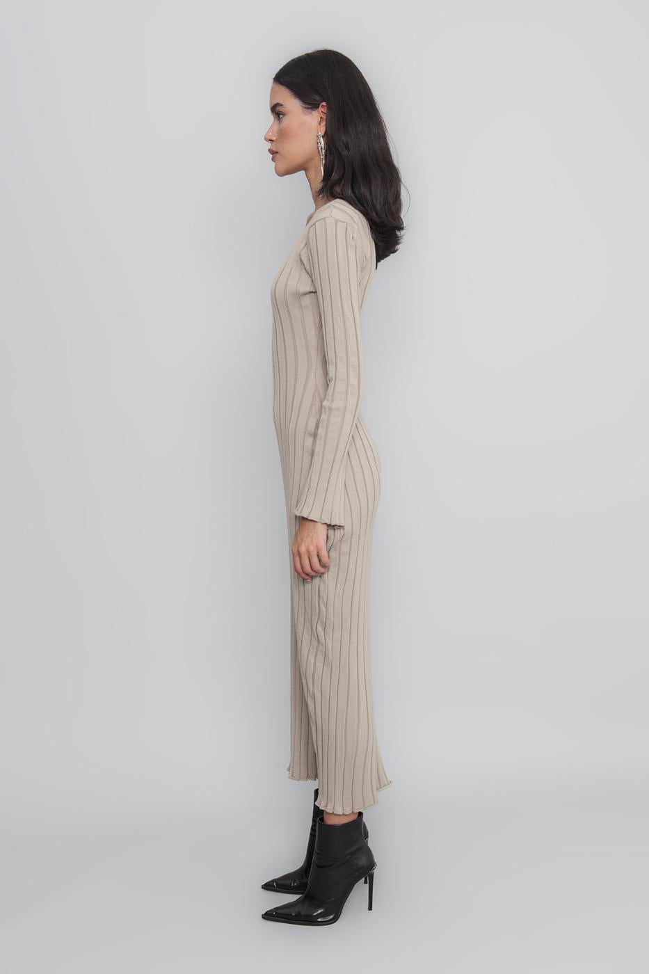 Midi Knit Pencil Dress