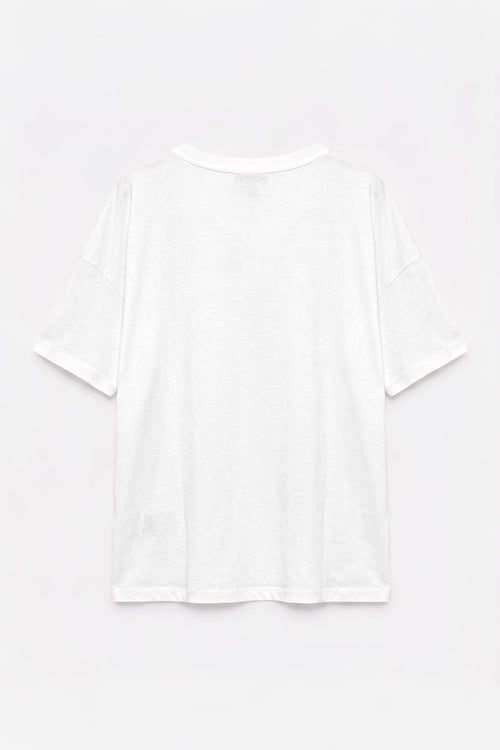V-Neck Basic T-shirt White