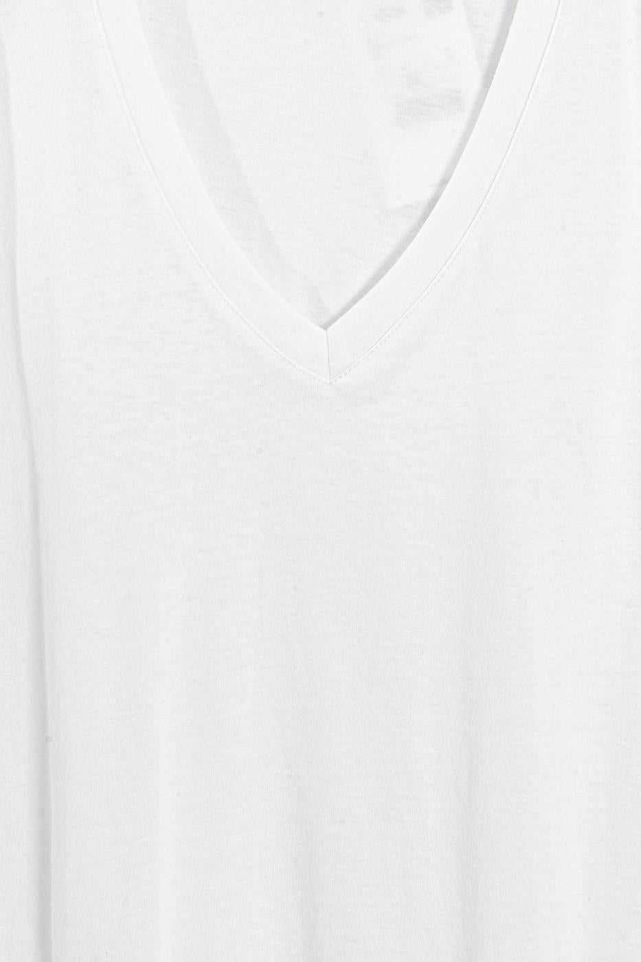 V-Neck Basic T-shirt White